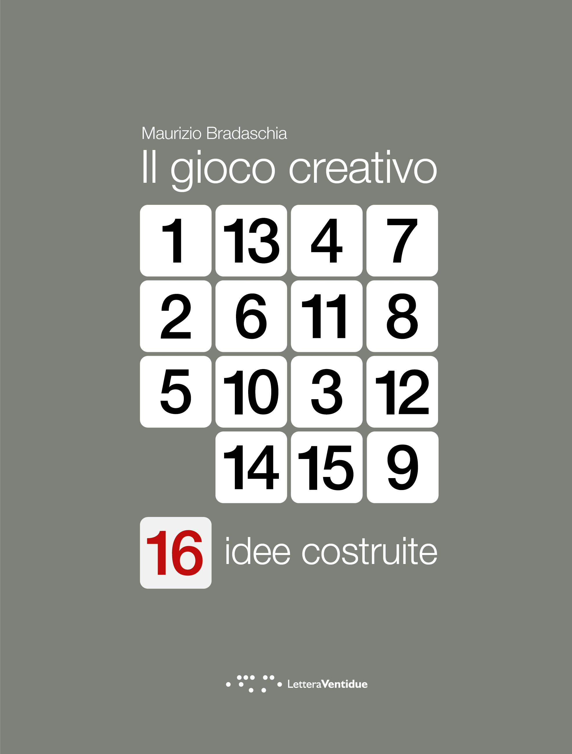 Copertina di Il gioco creativo. 16 idee costruite, LetteraVentidue, 2014