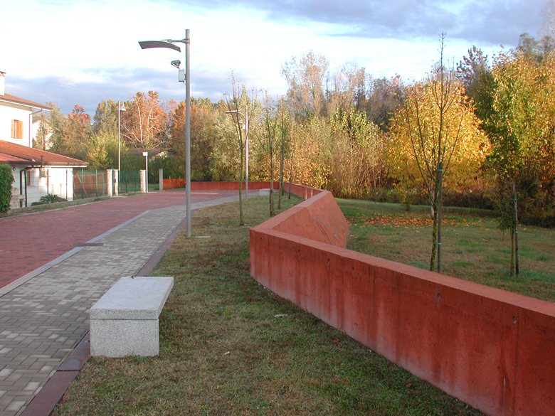 Parco alberato a Palazzolo dello Stella, progetto di Maurizio Bradaschia