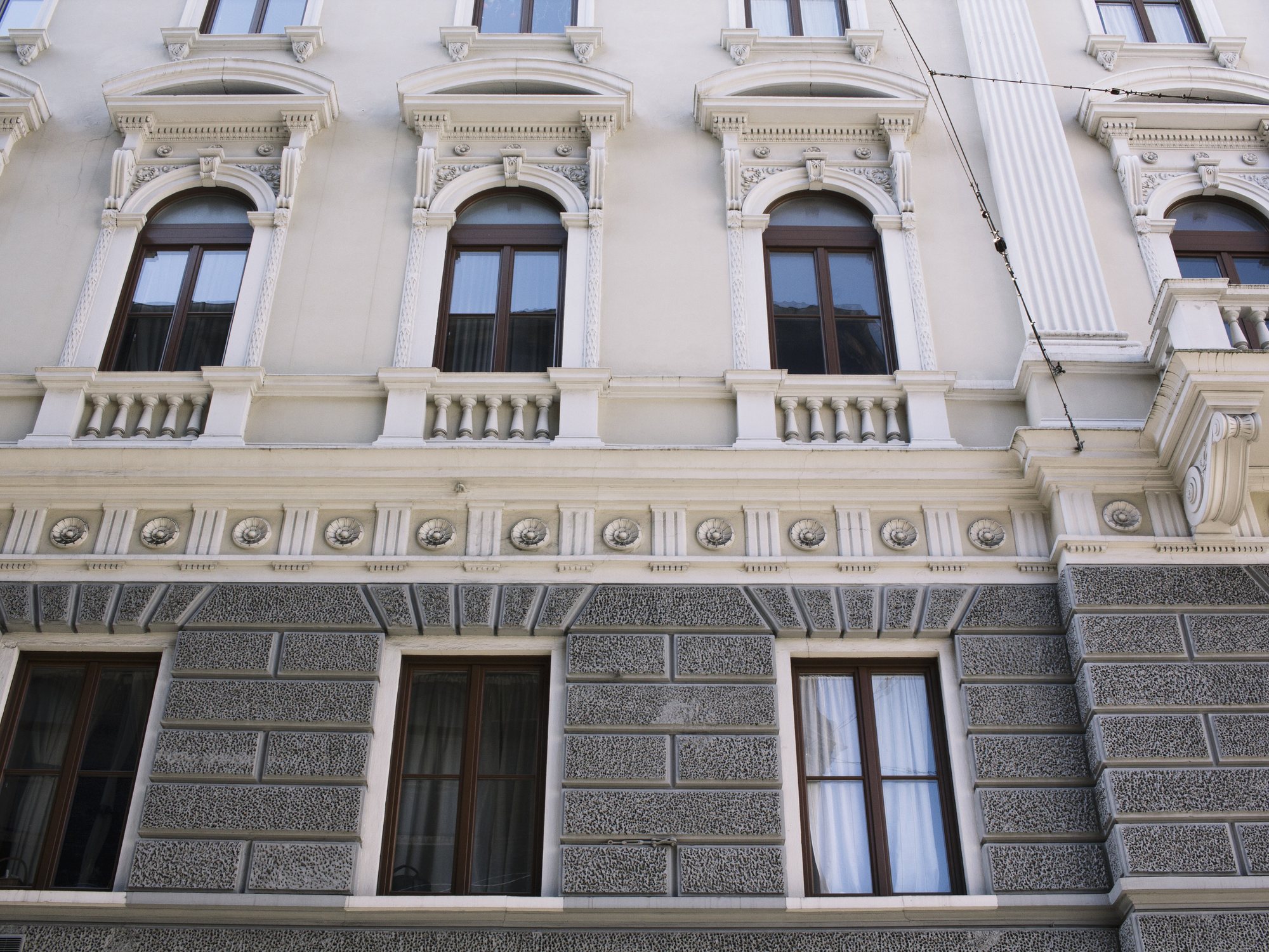Casa in via Battisti a Trieste, vista esterna